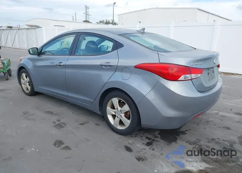 2013 Hyundai Elantra Gls из США, поврежденный, VIN KMHDH4AE7DU752154